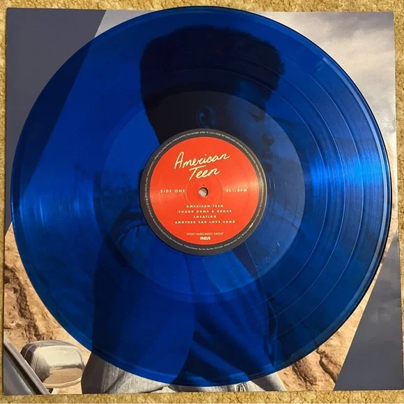 Khalid “American Teen” Blue Vinyl - Picture 3 of 8